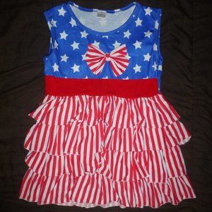 Boutique 4th of July Patrioti Ruffle Tunic Shirt